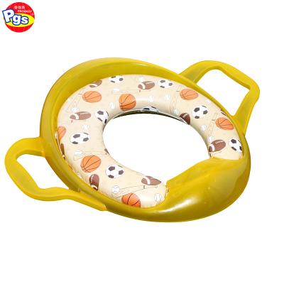 China Children's toilet seats baby toilet safety-- baby toilet seat cover with handles for sale