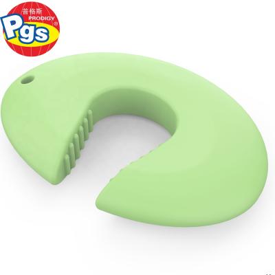 China Wave Flange Silicone Baby Safety Finger Pinch Door Draft Guard Wall Protector Door Stopper for sale