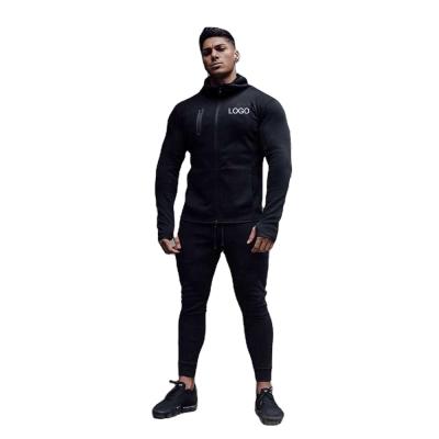 China 2021 White Antibacterial Hot Mens Sporty Tracksuits With Hoodie Cotton Plain Jogging Sweatsuit Men Running Sports Wear Wholesale for sale