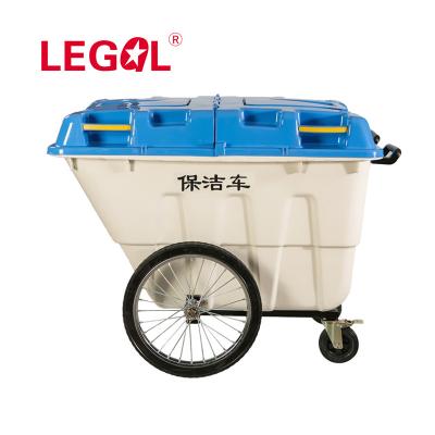 China 400Liter Waste Bin Viable Outdoor Wheeled Cart for sale