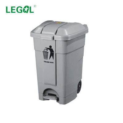 China LD-70A Viable 70 Liter Plastic Wheelie Waste Cart Waste Container for sale