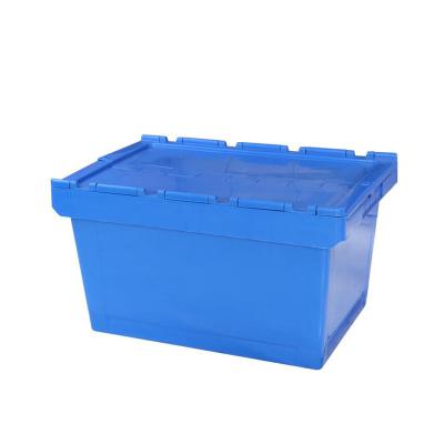 China Solid hot sale industrial stackable collapsible plastic mobile folding box collapsible case for sale