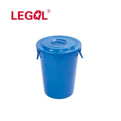 China 30L sustainable to 150L plastic bucket with lid, plastic handle water storage containter bucket for sale