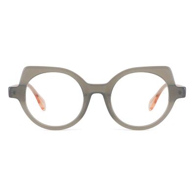 China Fashion New YC 2021 New Style Designer Unique Optical Retro Glasses Frame Eyewear Acetate for sale