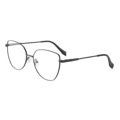 China New Arrival Fashion Eyewear Fashion Design Alloy Optical Frames Unisex Metal Glasses for sale