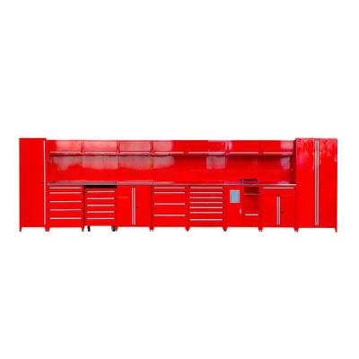 China Storage Tools Customized Metal Garage Storage Cabinet Shipper Duty Workbench With Drawer Tools Cabinet Workstation for sale