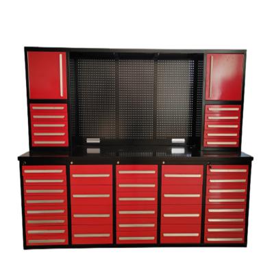 China Popular Workshop Household Tool Cabinet 2023 Multi Large Workshop Lockers With 40 Drawer Workbench Work Cabinets for sale