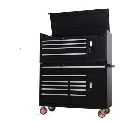 China Car Repair Garage Workshop High Quality Rolling Stainless Steel Tool Cabinet Drawers Heavy Duty Tool Cabinet for sale