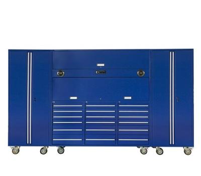 China Garage/Workshop/Office 72 Inch Metal Rolling Tool Box With Top Cabinets Tool Chest Supplier for sale