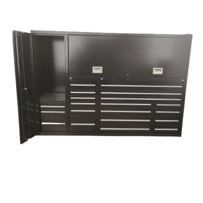 China Garage Shop Tools Customized Cheap Garage Workbench Metal Tool Big Steel Mobile Storage Cabinet for sale