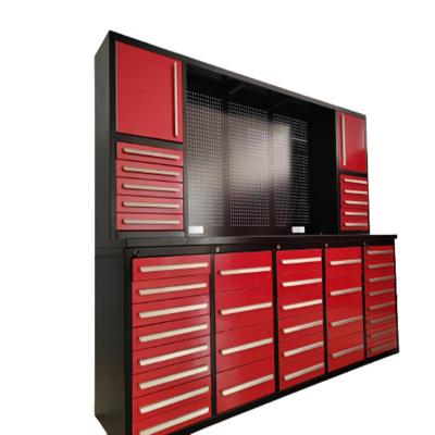 China High Quality Multi Function Household Tool Cabinet Large Garage Workshop Chest And Drawer Tool Cabinet for sale