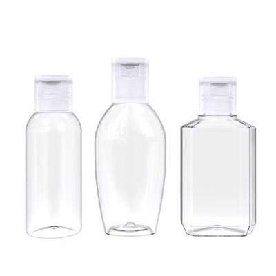 China BEAUTY PACKAGING 50ml 60ml squeeze bottle for hand sanitizer gel, pet bottle manufacturer for sale