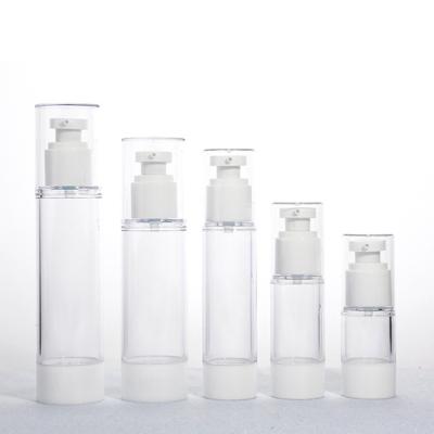 China BEAUTY PACKAGING high quality plastic clear bottle with pump, plastic bottle with spray, airless pump bottle for sale