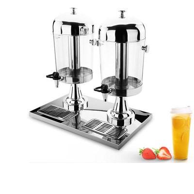 China Real PC 2Gallon*2 Soft Drink Dispenser With Brass Faucet for sale