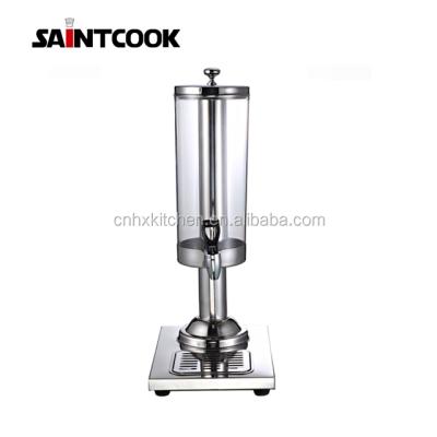 China Good Quality Real PC Juice Beverage Dispenser Juice Dispenser Hot Beverage Dispenser With Brass Faucet for sale