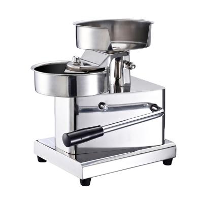 China HBM-150 full size 15cm viable stainless steel hamburger patty press machine, hamburger patty presser for sale