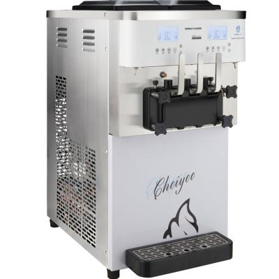 China Snack Factory Table Main Mini 3 Flavor Soft Ice Cream Frozen Yogurt Machine CY2230T For Commercial for sale