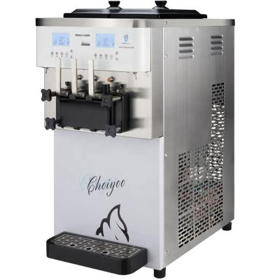 China Snack factory 30 liters mini tabletop soft top ice cream machine CY2230T frozen yogurt machine for sale for sale