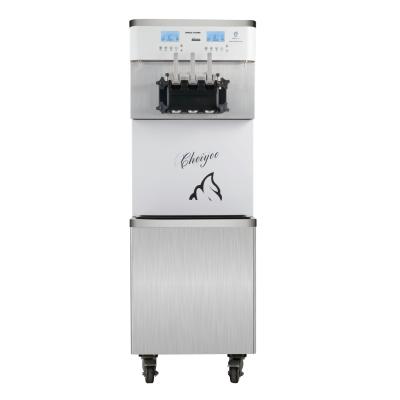 China Snack Factory Double Embraco Compressor Serve Ice Cream Machine CY2248S Cheerful Floor Standing Viennetta Ice Cream Machine Price for sale