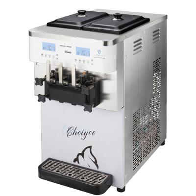 China China Factory 2+1 System Mixed Flavor Mini Soft Ice Cream Machine Table Top Ice Cream Maker Mini 30L/h Soft Ice Cream Serving Machine Desktop for sale