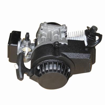 China 1E44-6 2 stroke 49cc air cooled Chinese engine with 6T or 7T pinion fit for mini bike, ATV quad for sale