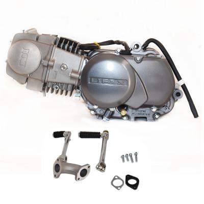 China Aluminum Alloy Cylinder Kick Start LiFan 125cc Engine Air Cooled Assy For ATV And Pit Bike Dirt Bike Motorcycle for sale