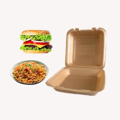 China Disposable Bio Fast Food PLA Takeout Compostable Degradable Foam Take Out Storage Packaging Food Containers for sale