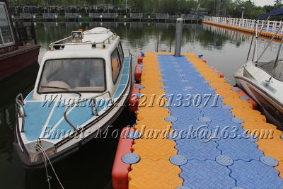 China Plastic modular floating jetty for sale