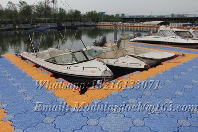 China Hdpe Plastic modular pontoon floating dock for sale