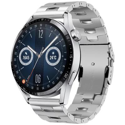 China Water resistant new 46mm applies to Apple Huawei gt3/gt2 watch3pronew glory GS3 pure titanium smart watch. for sale