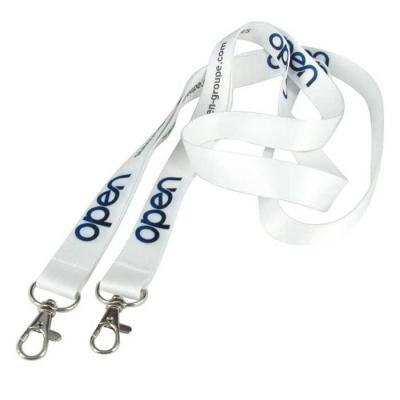 China Hot Selling Polyester Cheap Price Multi Color Polyester Neck Straps Key Chain Lanyard for sale