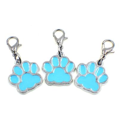 China Wholesale Price China Custom Metal Zinc Alloy Manufacturer Custom Design Dog Paw Keyring Neck Strap Pendant For Dog for sale