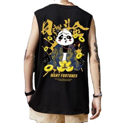 China High Quality Casual Summer Custom Printing Sleeveless T-shirt Men's T-shirt QUICK DRY For Men for sale