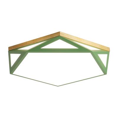 China Makaron Solid Wood Master Bedroom Lamp Space Home Variable Light Outdoor Geometric Ceiling Mounted Lamp for sale