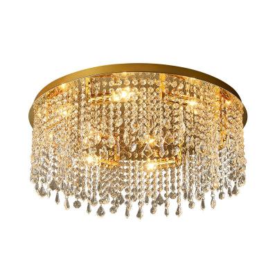 China Surface Mounted Ceiling Lamp 2021 New Crystal Lamp Bedroom Study Living Room Lamp for sale