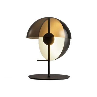 China Modern Nordic Designer Web Celebrity Web Room Tea Table Study Bedroom Hemispherical Contracted Model Bedside Lamp for sale