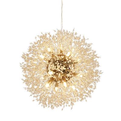 China American Simple Modern Luxury Light Nordic Gold Modern Hotel Chandelier Living Room Dining Room Light Bedroom Crystal Decorative Light for sale