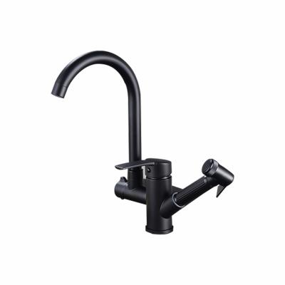 China Modern High Quality Ceramic Slide Valve Kitchen Sink Spray Gun Silver Faucet for sale