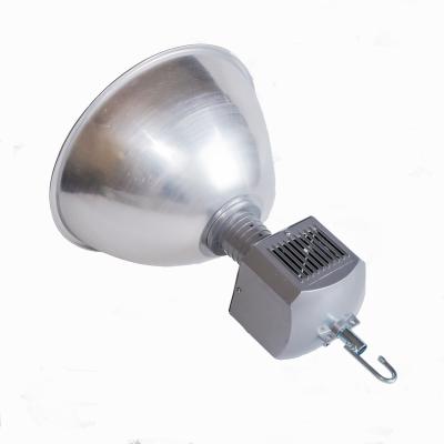 China Shell Industrial And Mining Lighting Aluminum Die Casting Single Layer Electrical Box Frosted Cover Metal Aluminum Halide Lamp Shell for sale