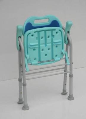 China Aluminum Folding shower chair with handle, big seat and comfortable ,Japan style for sale