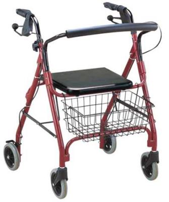 China Four Wheel Rollator with Fold Up Removable Back Support standard for sale