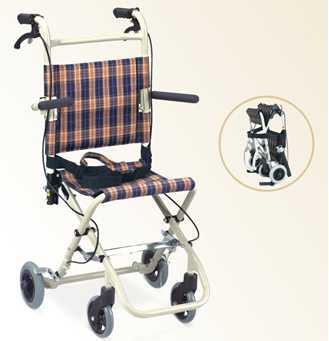 China WHEELCHAIR(LOADAGE:100KGS)   TRANSIT TYPE FOLDABLE for sale