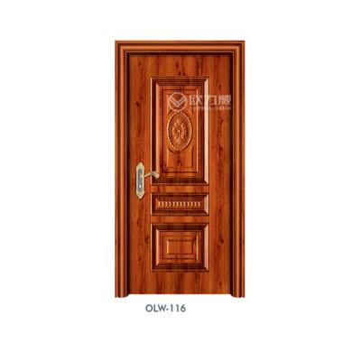 China Durable Specialization in Manufacturing Waterproof and Soundproof Indoor Bathroom Door Anti-theft Aluminum Door for sale