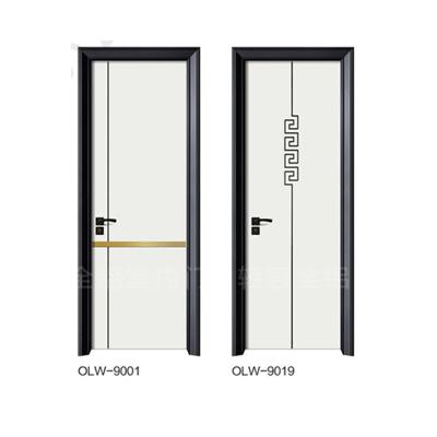 China 2021 new durable mid-thickness matte white all-aluminum door easy to scrub for sale