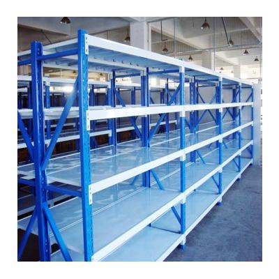 China Corrosion Protection Super Quality Custom Color Warehouse Steel Shelving Light Duty Rack for sale