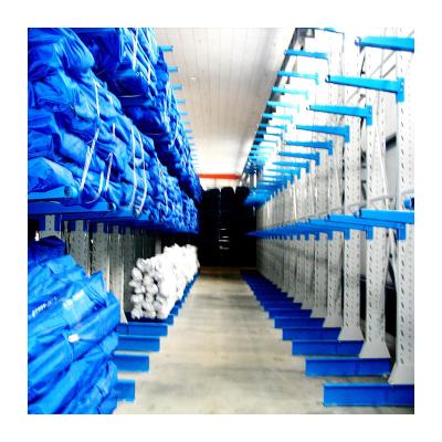 China Custom Size Corrosion Protection Tube Warehouse Cantilever Storage Garage Shelf For Rebar Storage for sale