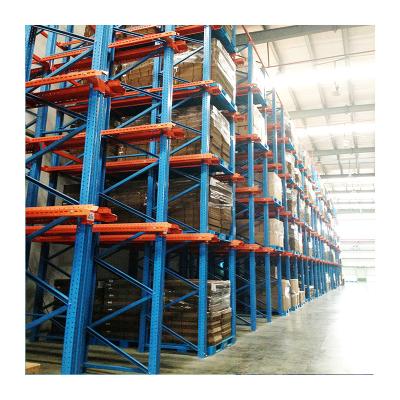 China Corrosion Protection Heavy Duty Drive In System Pallet Storage Rack Shelving Warehouse Picking Logistic Storage Equipment for sale