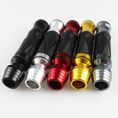 China Aluminum Handle Grips Motorcycle Handle Bar End Hand Grips 22mm Aluminum Handle for sale