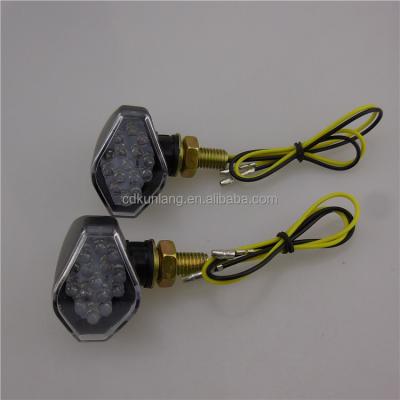 China ABS+PC Motorcycle Bike LED Turn Signal Light Indicators Turn Signal Light for sale