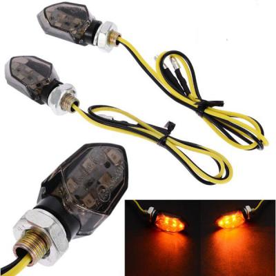 China PVC Amber Blinker Light Mini Universal Motorcycle LED Blinker Indicator Lights for sale